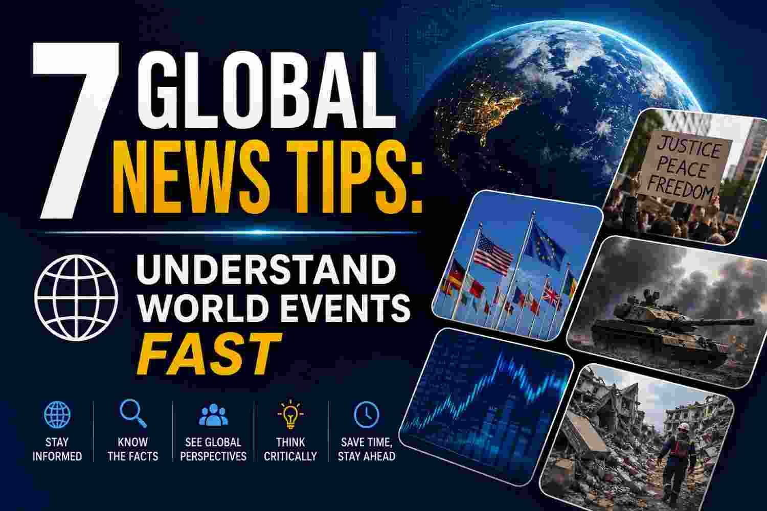 7 Global News Tips Understand World Events Fast